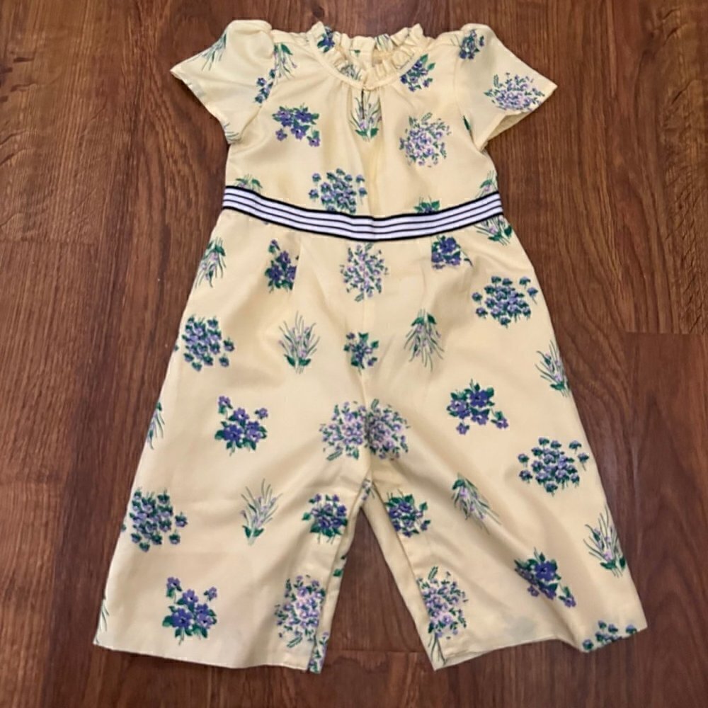 Janie and Jack floral Romper Jumpsuit